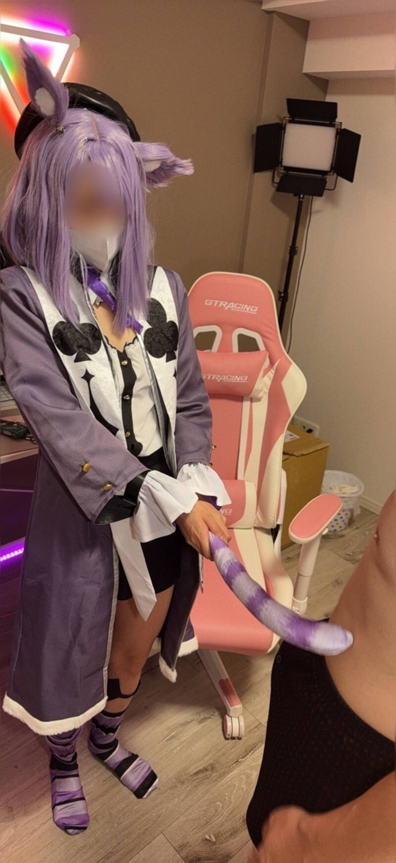 FC2-PPV-4809439 [Vtuber Neko○o○yu] As a result of continuing muscle training, Shizuku-chan has been further upgraded and rewards virgins with creampie